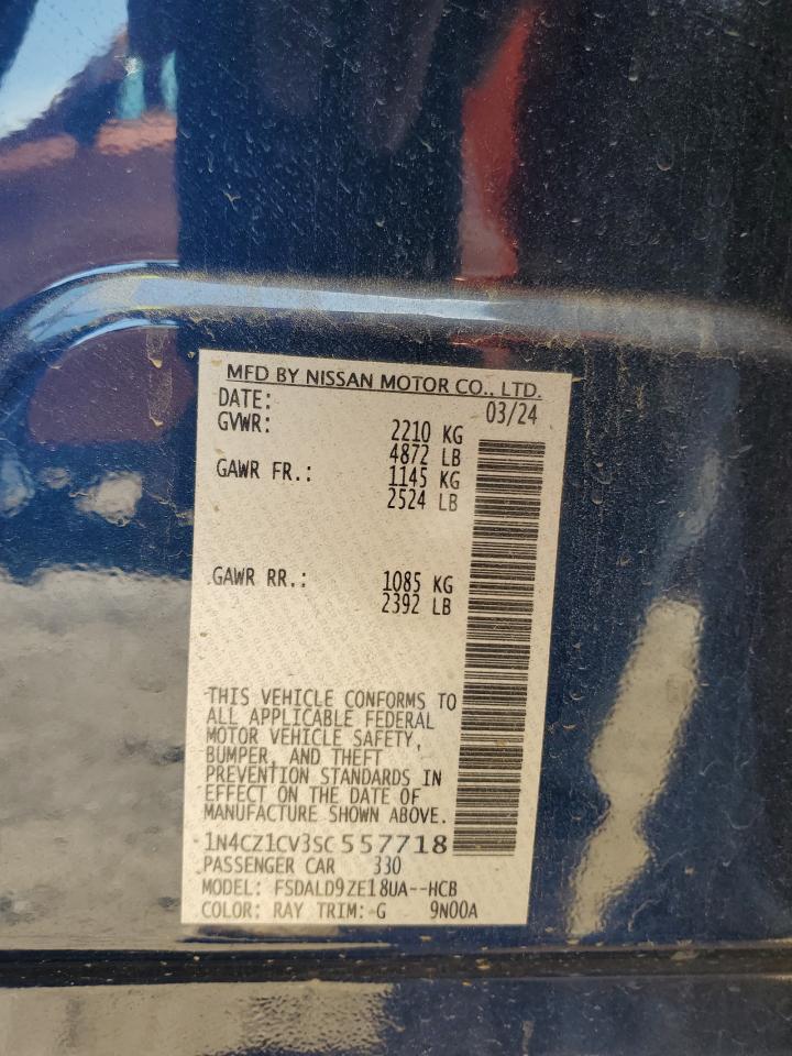 2024 Nissan Leaf Sv Plus VIN: 1N4CZ1CV4RC556491 Lot: 63879615