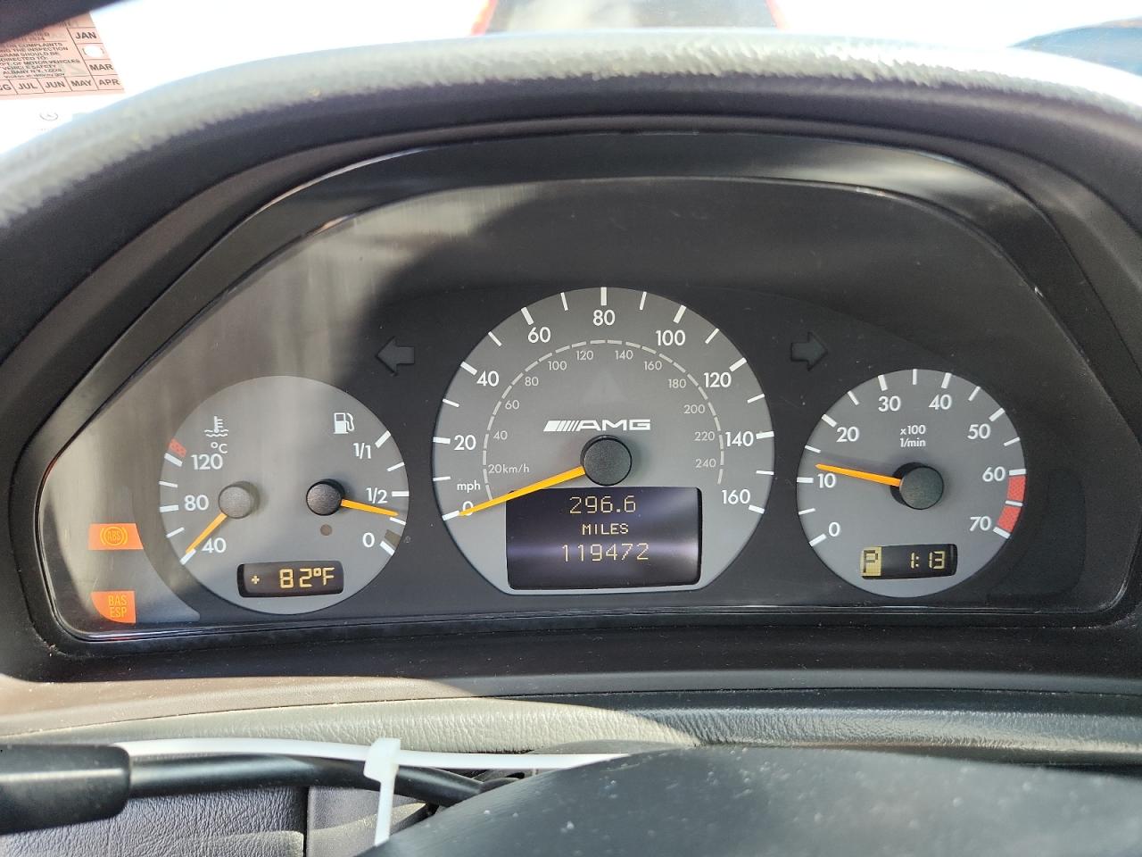 2002 Mercedes-Benz Clk 55 Amg VIN: WDBLJ74GX2T114789 Lot: 65014105