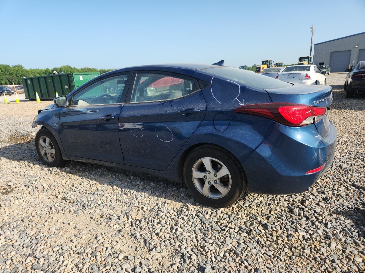 2014 Hyundai Elantra Se blue null gas KMHDH4AE4EU212360 photo #3