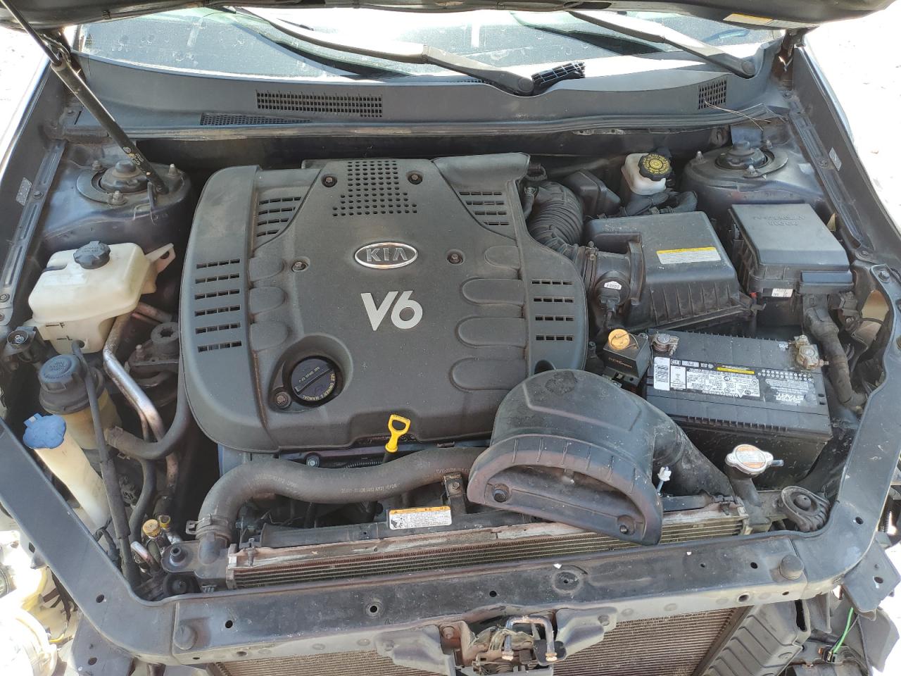 2007 Kia Optima Lx VIN: KNAGE124675120319 Lot: 64146315