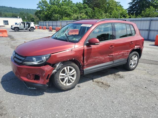  VOLKSWAGEN TIGUAN 2015 Bordowy