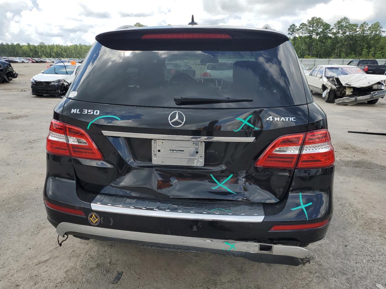 2012 Mercedes-Benz Ml 350 4Matic VIN: 4JGDA5HB6CA038862 Lot: 66019045