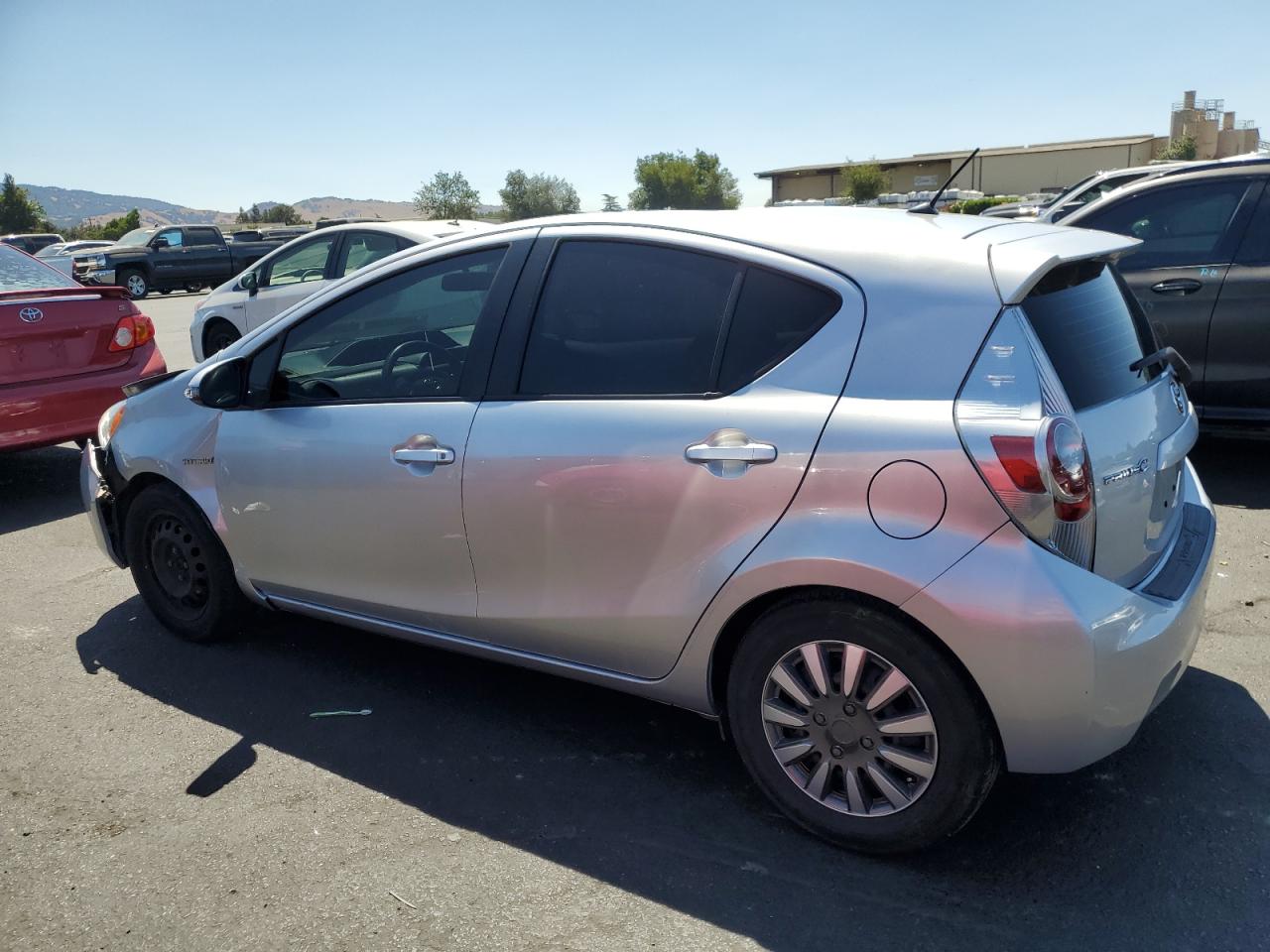 2014 Toyota Prius C silver null hybrid JTDKDTB34E1061309 photo #3