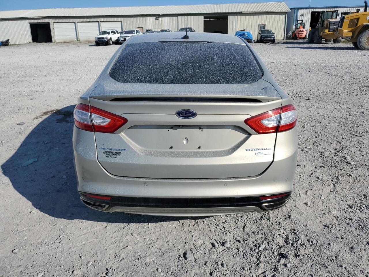 2016 Ford Fusion Titanium VIN: 3FA6P0K96GR128566 Lot: 64906915