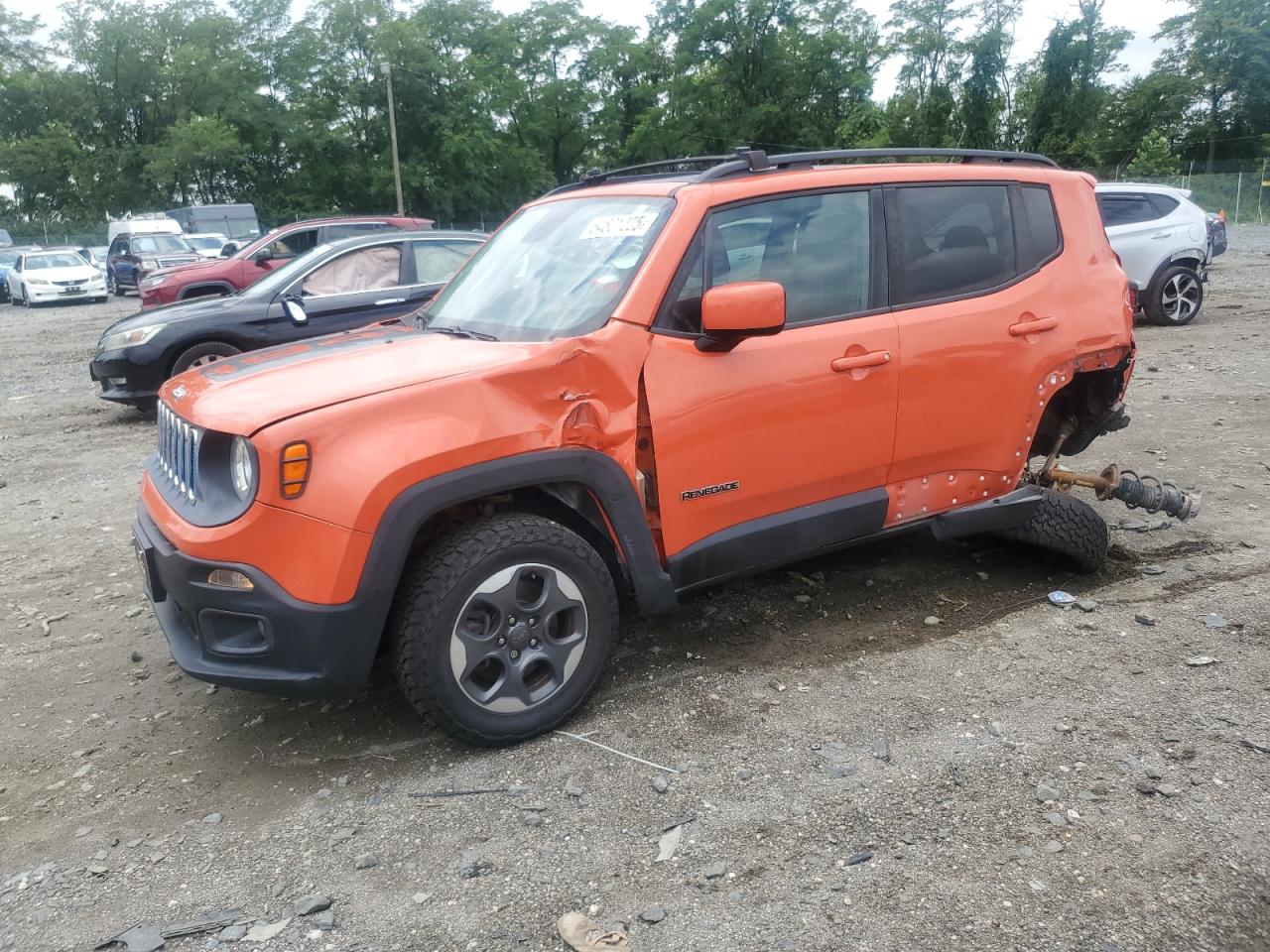 2016 Jeep Renegade Latitude VIN: ZACCJBBW5GPC56386 Lot: 64821225
