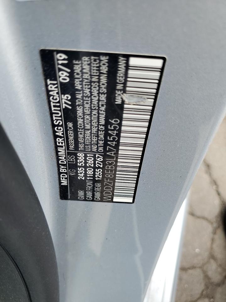 2020 Mercedes-Benz E 350 4Matic VIN: WDDZF8EB3LA745V56 Lot: 63008835