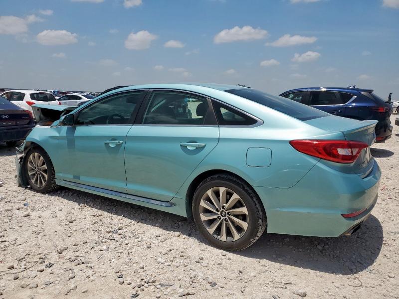  HYUNDAI SONATA 2017 Turquoise