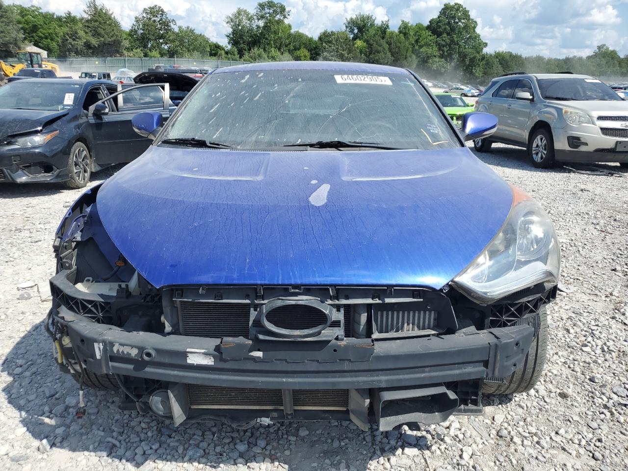 2013 Hyundai Veloster Turbo VIN: KMHTC6AEXDU168126 Lot: 64602905