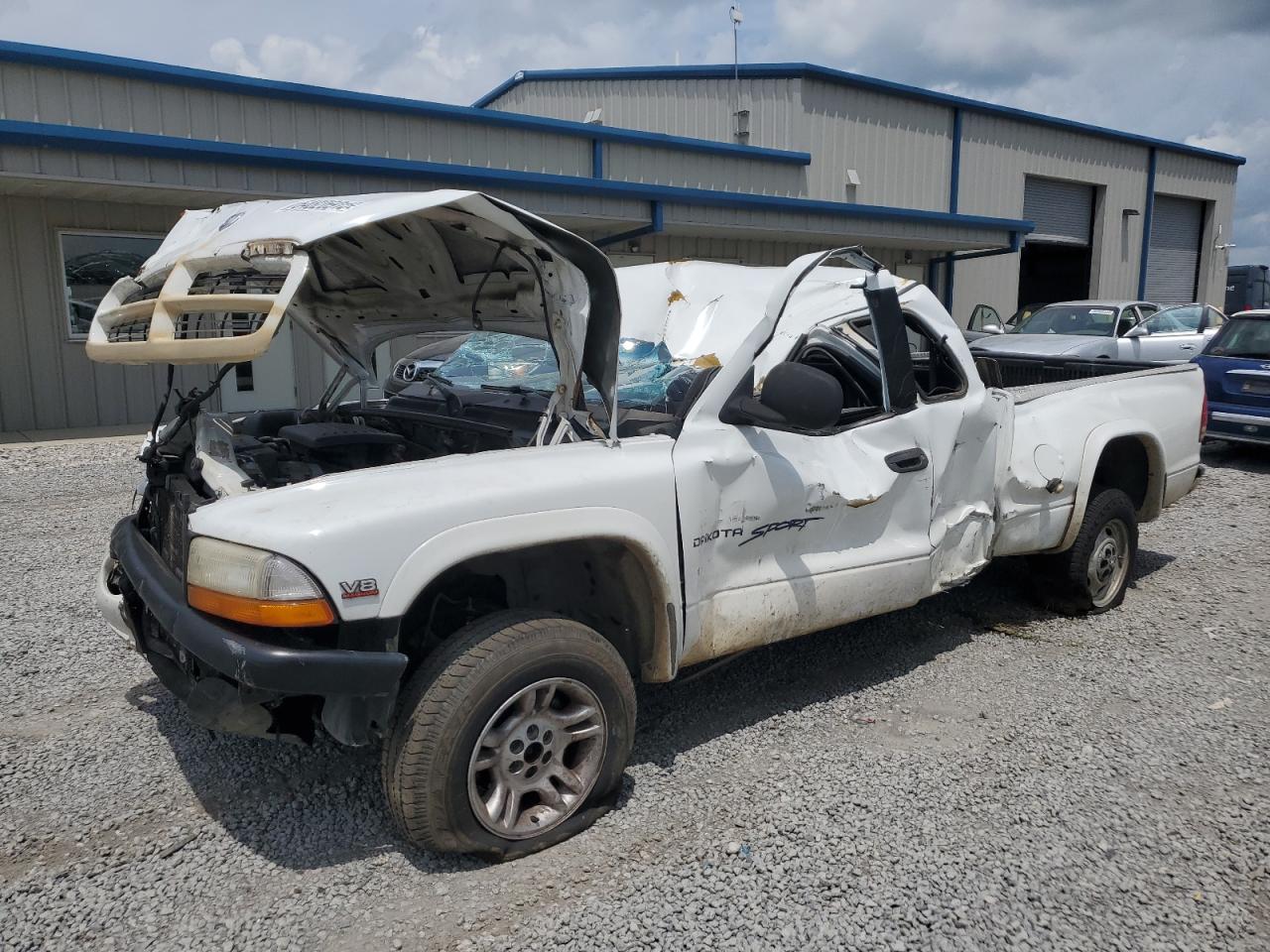 2000 Dodge Dakota white null gas 1B7GG22N2YS567745 photo #1