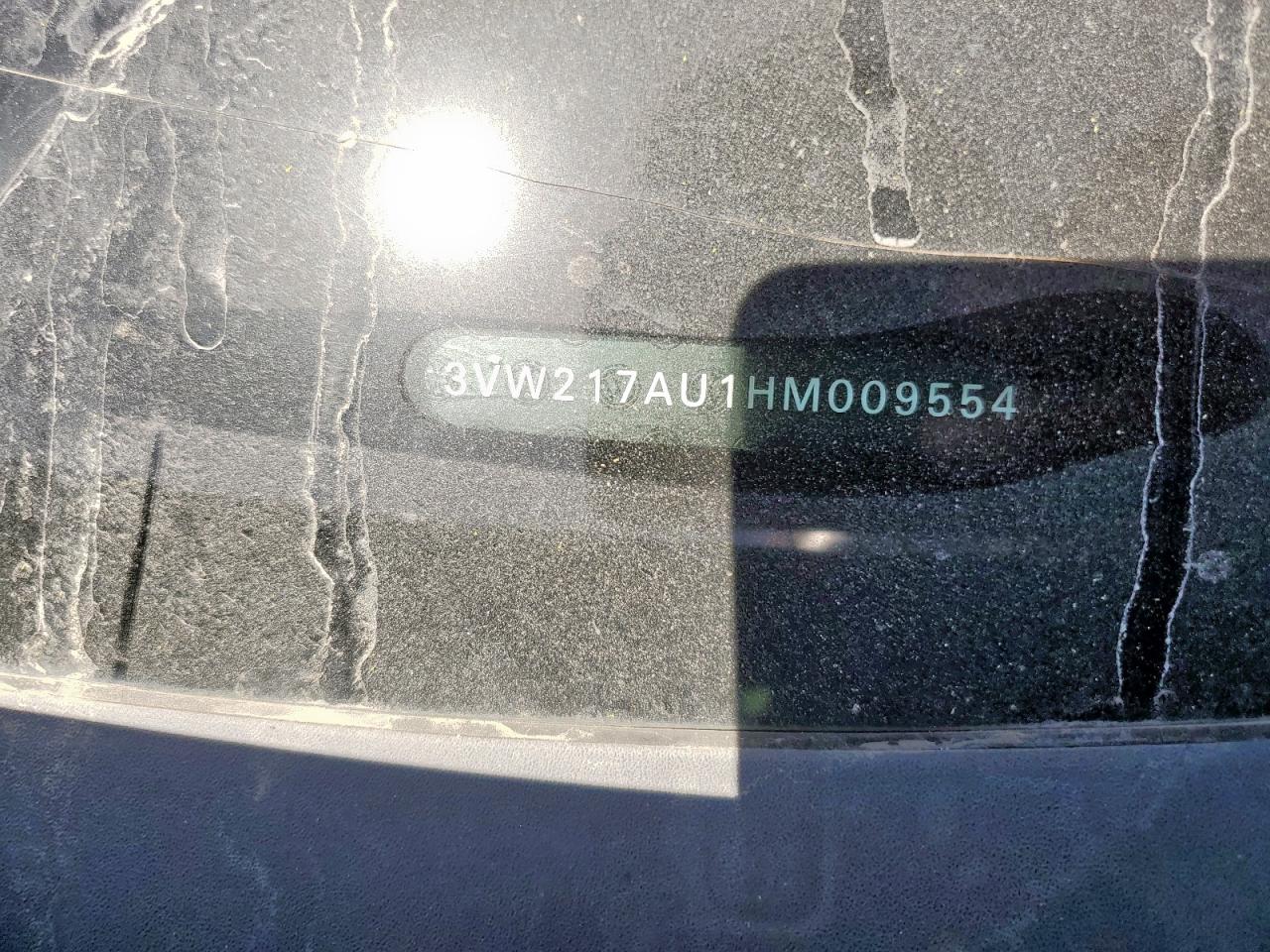 2017 Volkswagen Golf S VIN: 3VW217AU1HM009554 Lot: 66409895
