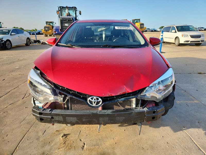  TOYOTA COROLLA 2014 Czerwony