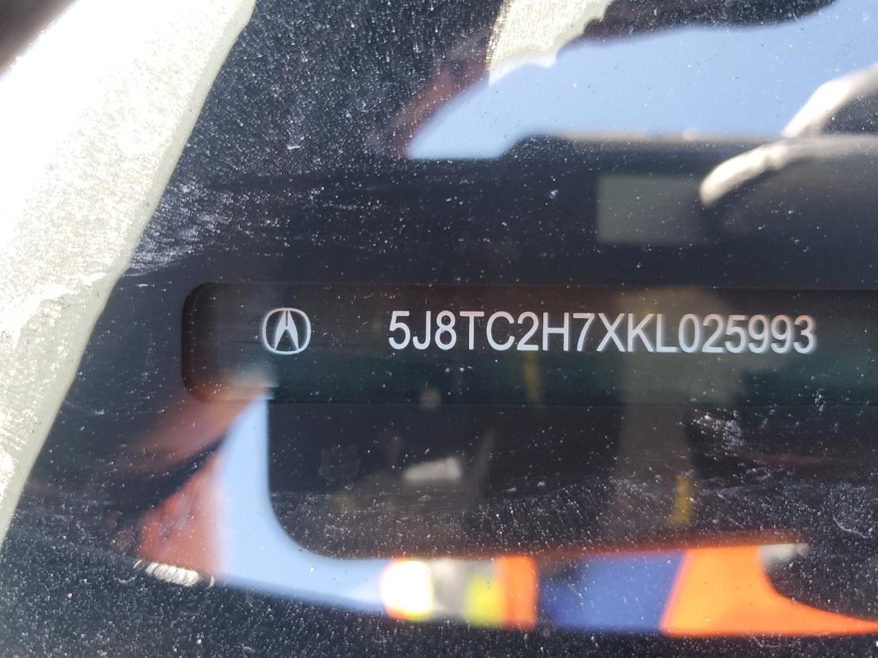 5j8tc2h7xkl025993 5J8TC2H7XKL025993 2019 Acura Rdx Advance