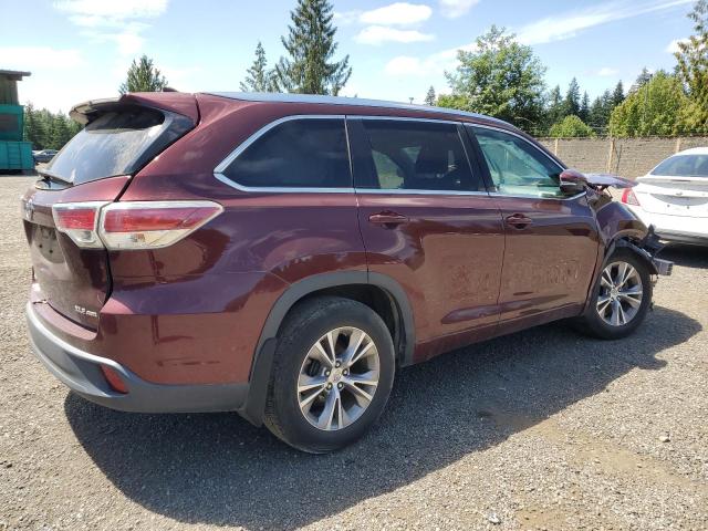 Паркетники TOYOTA HIGHLANDER 2015 Красный
