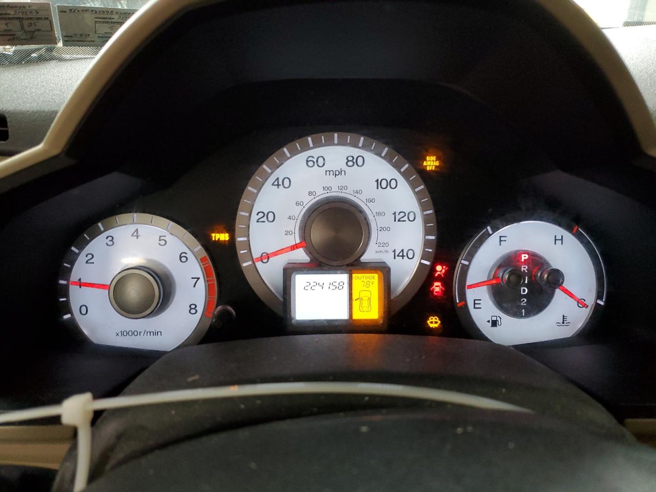 2009 Honda Pilot Exl VIN: 5FNYF48589B001100 Lot: 65394665