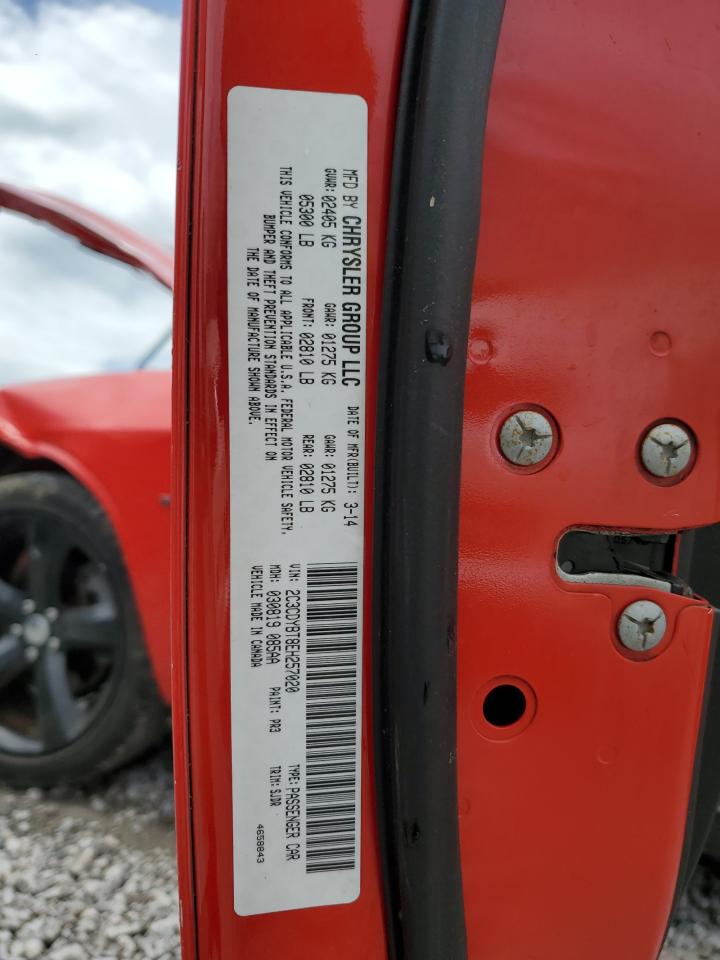 2014 Dodge Challenger R/T VIN: 2C3CDYBT8EH257020 Lot: 65211215