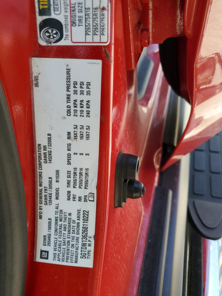 5gtdn136268110222 5GTDN136268110222 2006 Hummer H3