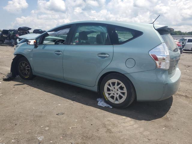 Crossovers TOYOTA PRIUS 2013 Turquoise