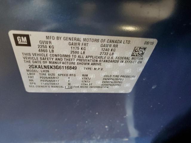 2016 GMC TERRAIN SLE  