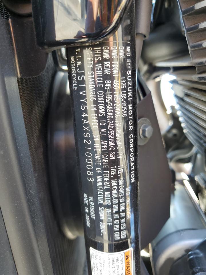 js1vy54ax92100083 JS1VY54AX92100083 2009 Suzuki Vlr1800