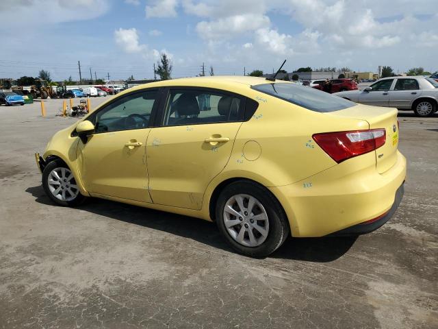  KIA RIO 2016 Żółty