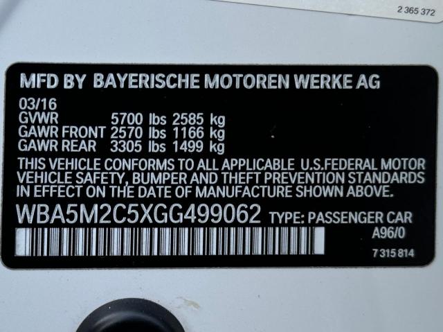 2016 BMW 535 IGT  
