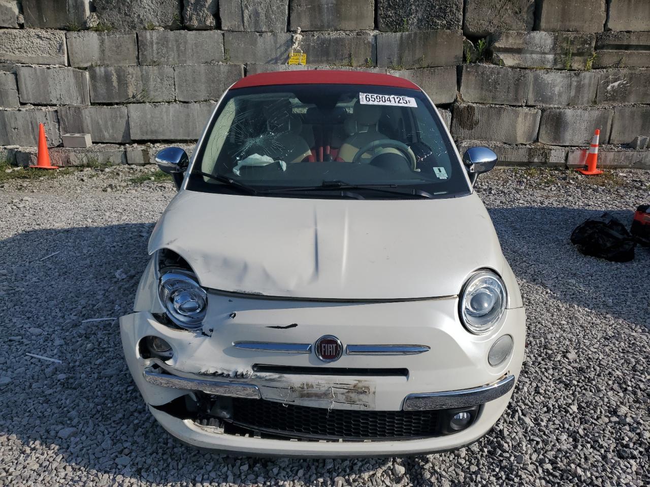 2013 Fiat 500 Lounge VIN: 3C3CFFER8DT583789 Lot: 65904125