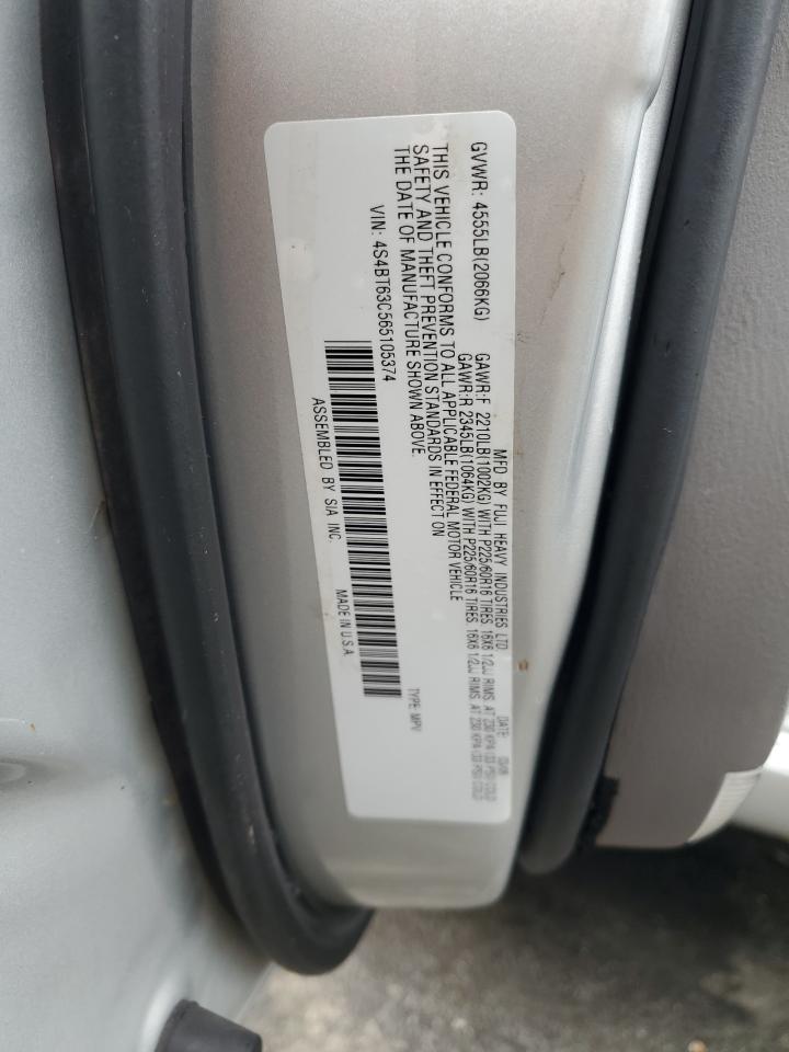 2006 Subaru Baja Turbo VIN: 4S4BT63C565105374 Lot: 63198435