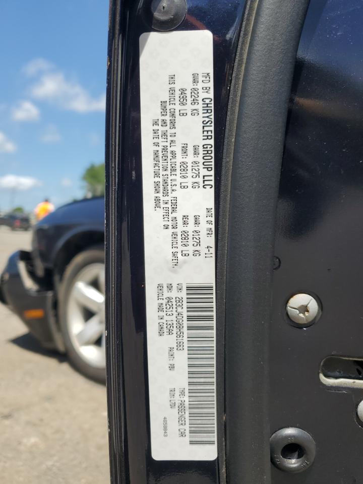 2011 Dodge Challenger VIN: 2B3CJ4DG0BH561663 Lot: 64922025