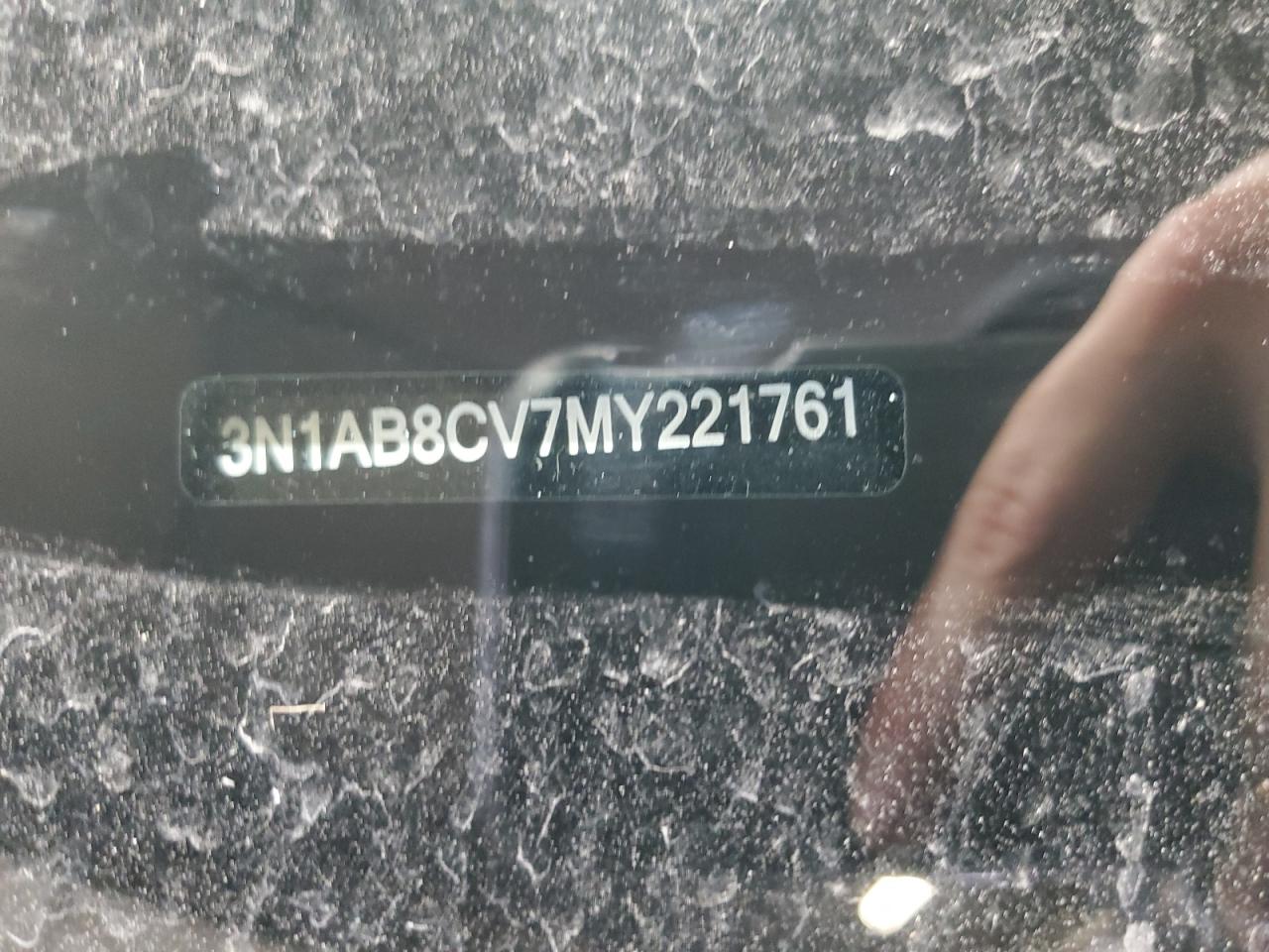 2021 Nissan Sentra Sv VIN: 3N1AB8CV7MY221761 Lot: 64558815