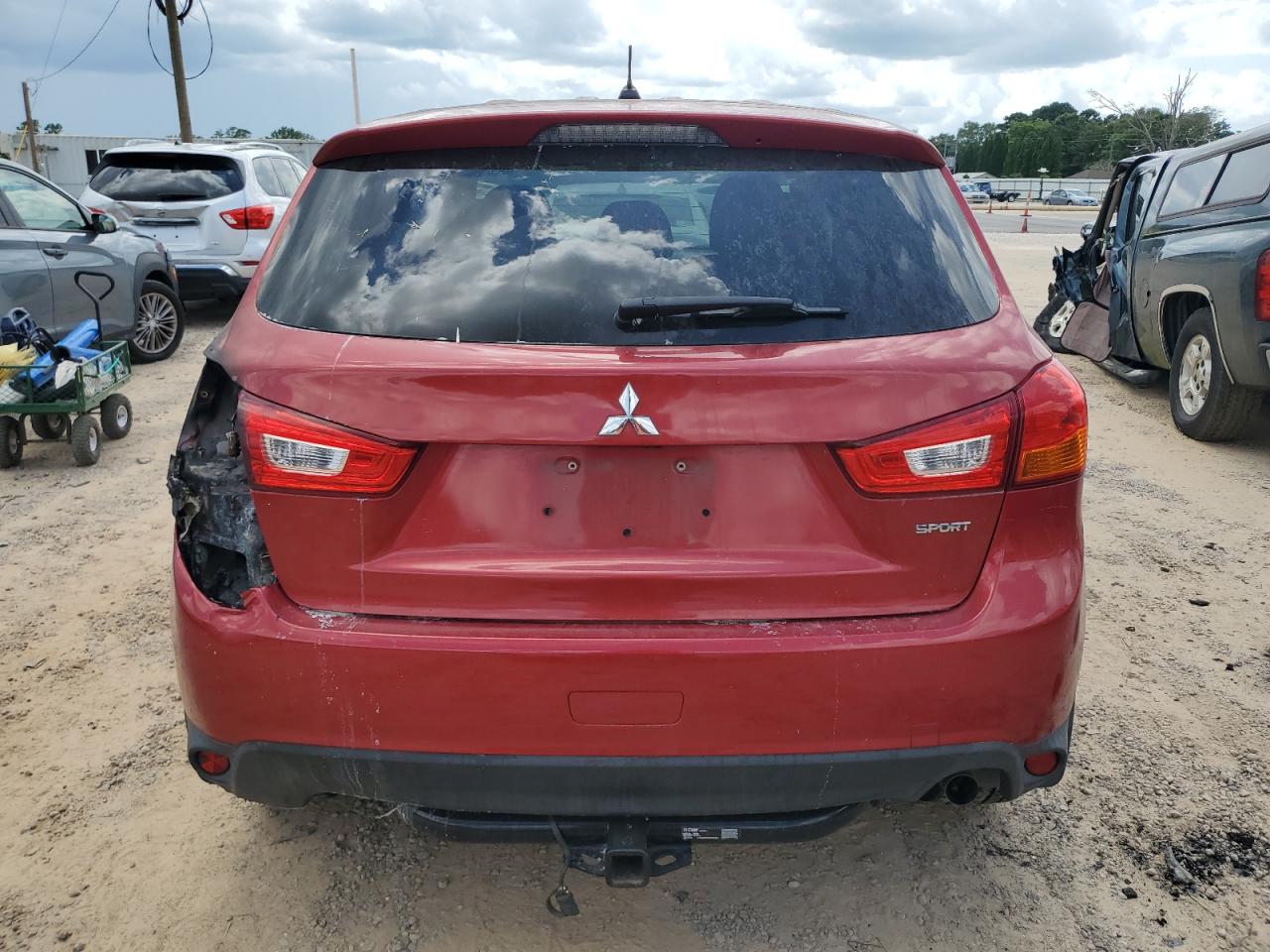 2014 Mitsubishi Outlander Sport Es VIN: 4A4AP3AU4EE012741 Lot: 63878395
