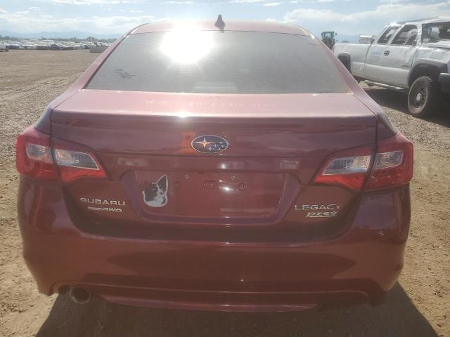  SUBARU LEGACY 2017 Czerwony