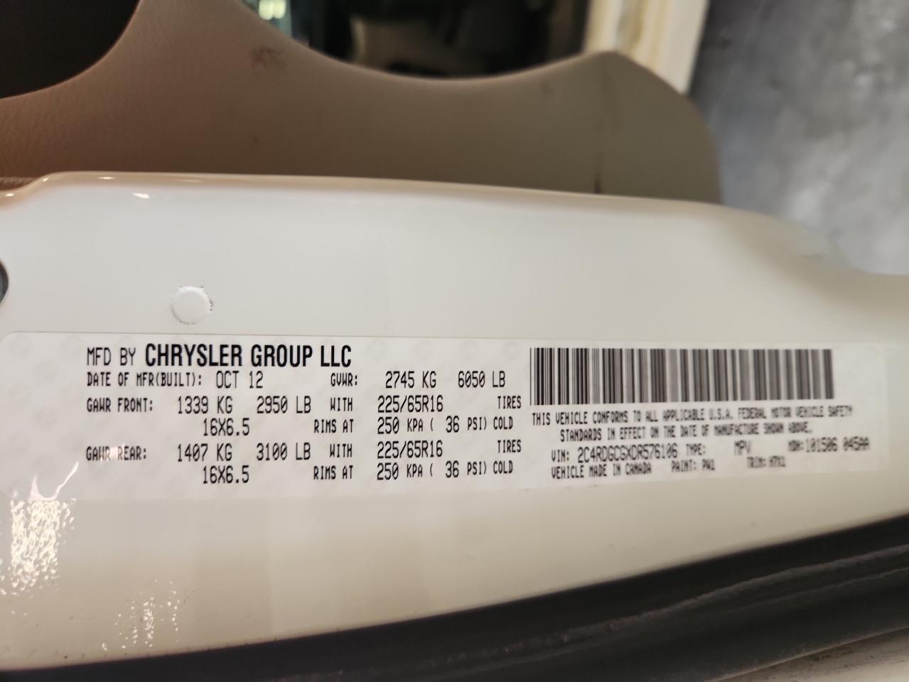 2c4rdgcgxdr576106 2C4RDGCGXDR576106 2013 Dodge Grand Caravan Sxt