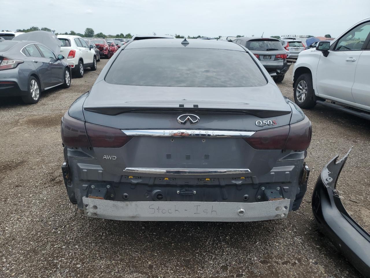 2016 Infiniti Q50 Red Sport 400 VIN: JN1FV7AR1GM451543 Lot: 64544365
