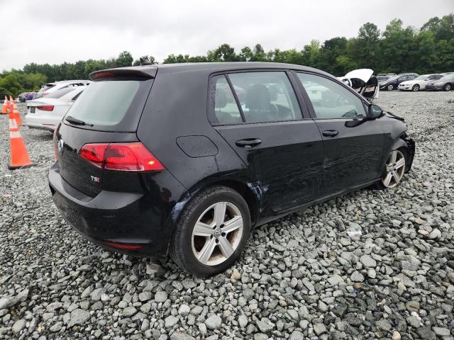 Hatchbacks VOLKSWAGEN GOLF 2017 Czarny