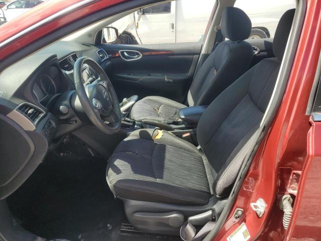  NISSAN SENTRA 2017 Czerwony