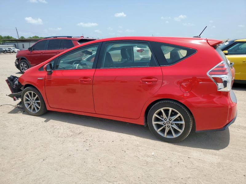  TOYOTA PRIUS 2016 Красный