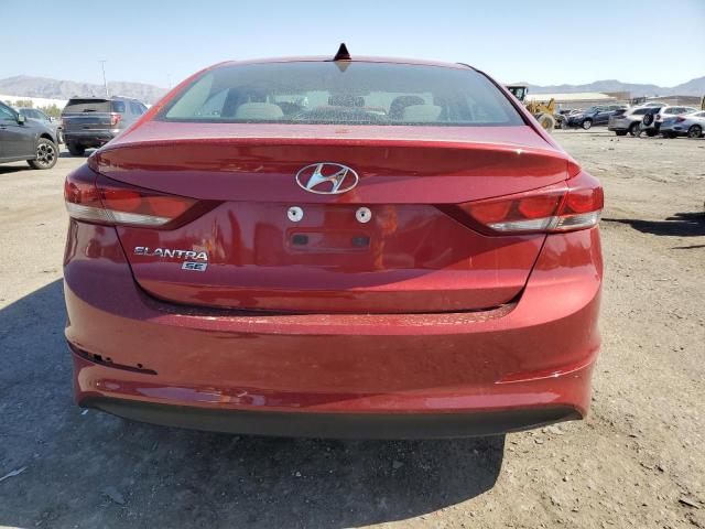 Sedans HYUNDAI ELANTRA 2017 Red