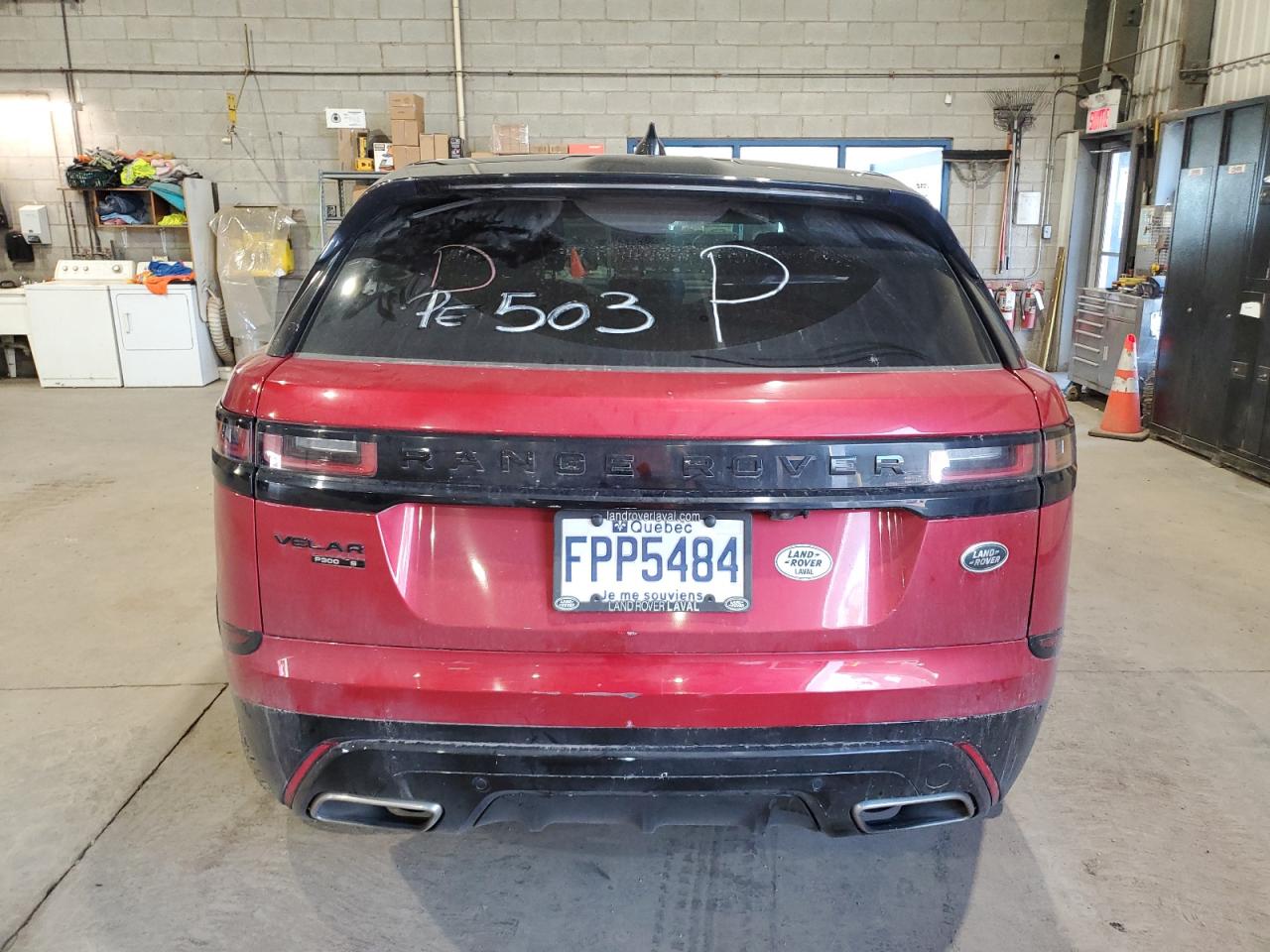 2020 Land Rover Range Rover Velar R-Dynamic S VIN: SALYK2FX2LA275163 Lot: 64280895