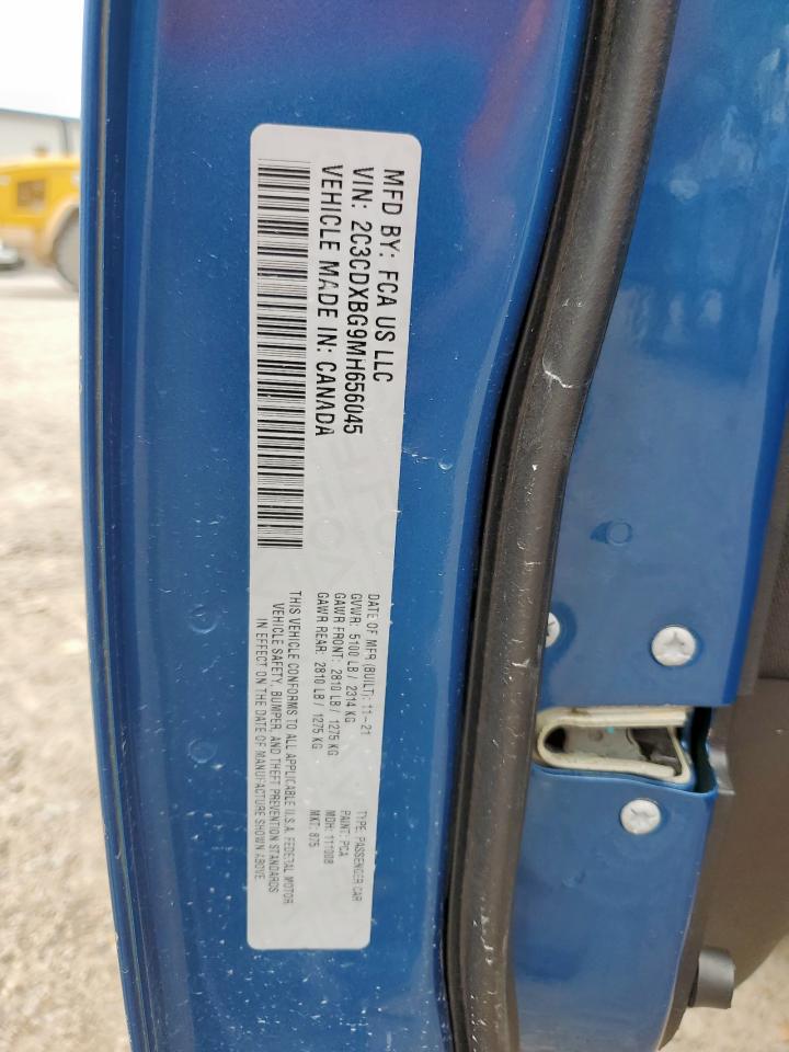 2021 Dodge Charger Sxt VIN: 2C3CDXBG9MH656045 Lot: 64461915