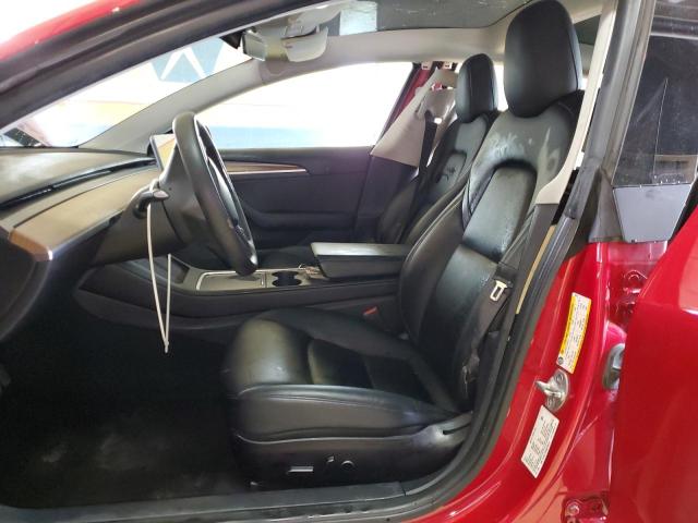  TESLA MODEL 3 2022 Red