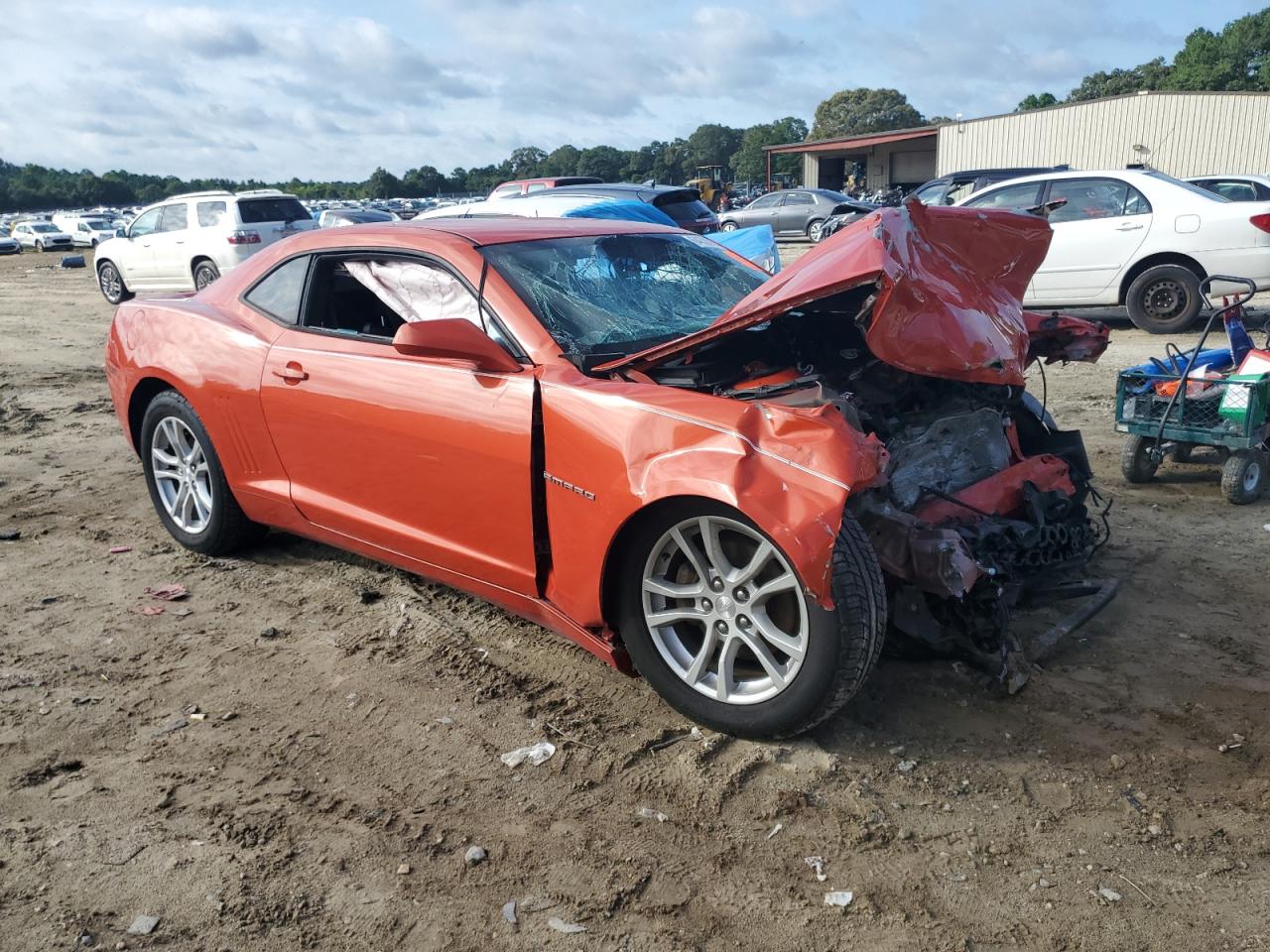 2013 Chevrolet Camaro Lt VIN: 2G1FF1E36D9129673 Lot: 64638935