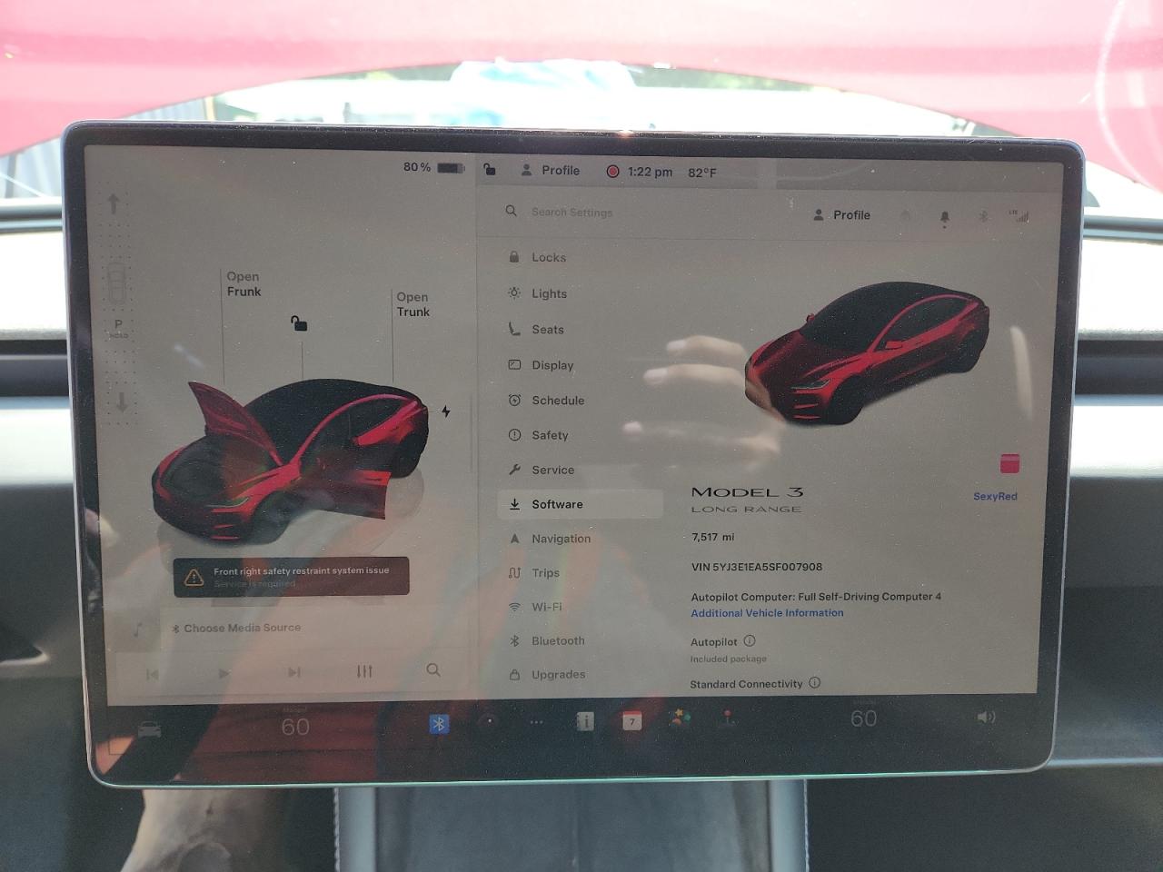 2025 Tesla Model 3 VIN: 5YJ3E1EA5SF007908 Lot: 63615025