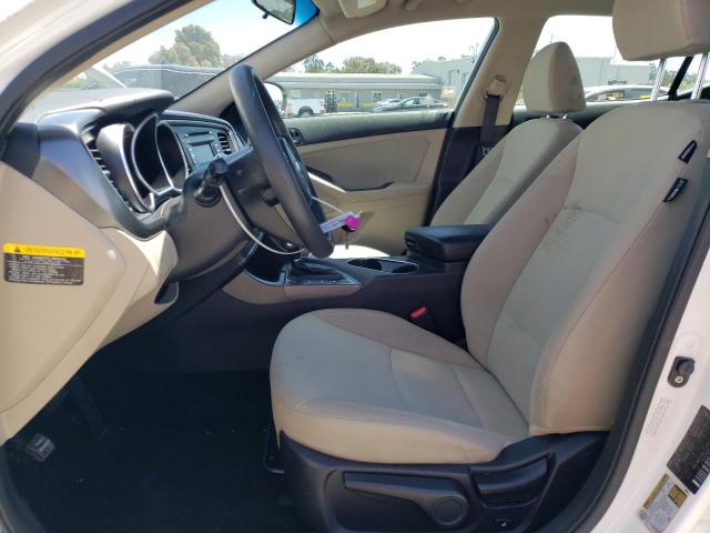 KIA OPTIMA 2015 White