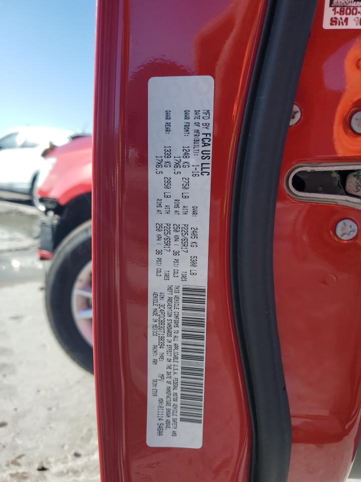 2016 Dodge Journey Sxt VIN: 3C4PDCBB3GT198394 Lot: 64784525