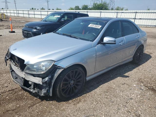Sedans MERCEDES-BENZ C-CLASS 2013 Srebrny