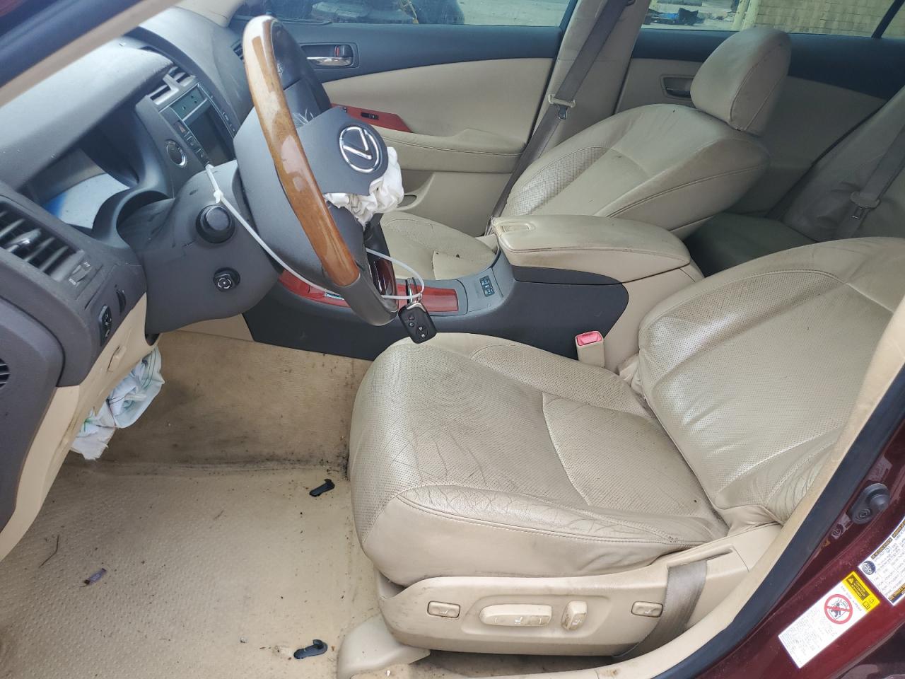 2007 Lexus Es 350 VIN: JTHBJ46G872025243 Lot: 64193445