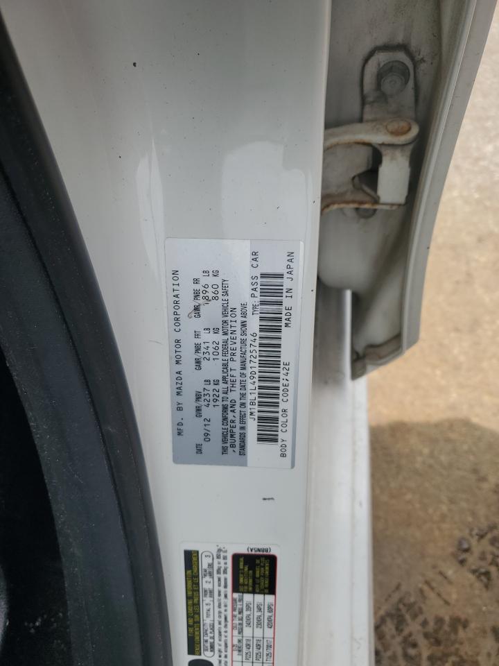 2013 Mazda Speed 3 VIN: JM1BL1L49D1725746 Lot: 65199085