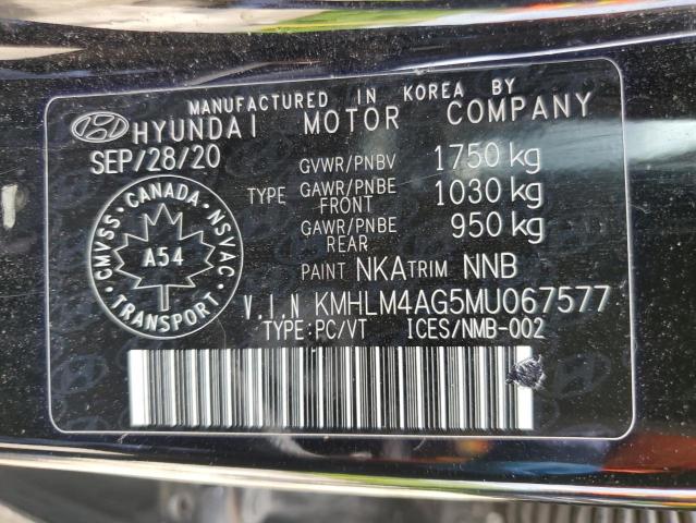 2021 HYUNDAI ELANTRA SEL  