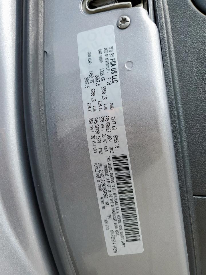 2019 Chrysler Pacifica Touring Plus VIN: 2C4RC1FG9KR654268 Lot: 62481285