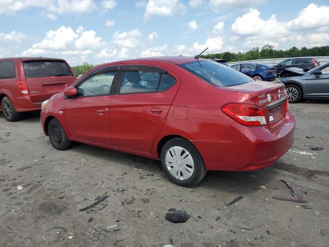  MITSUBISHI MIRAGE 2017 Czerwony